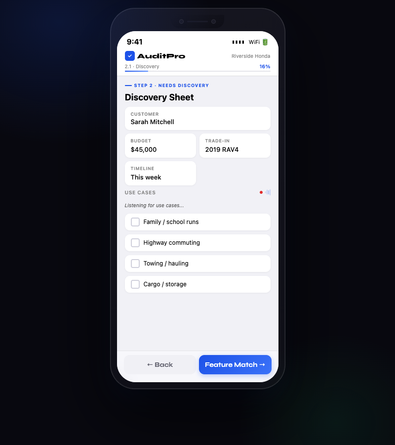Step 2 — Discovery